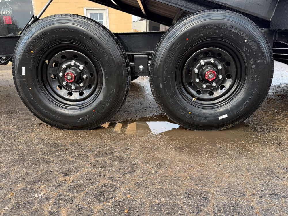 24' Tilt Trailer Drive Over Fenders, 8K Axles 3787