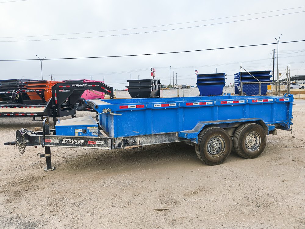 14' x 7' Ascend Bumper Pull Dump 955