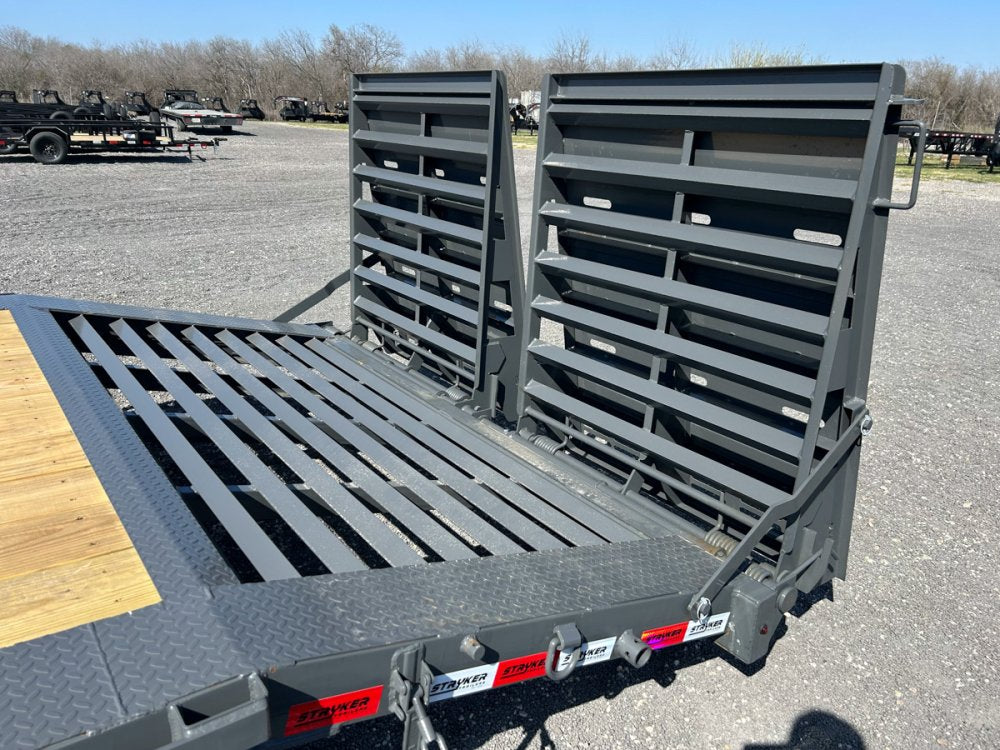 24' Stryker SET Bumper Pull Equipment Trailer DOF - (2) 7K Axles 3795