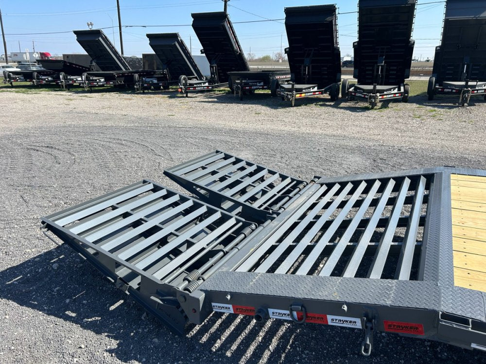 24' Stryker SET Bumper Pull Equipment Trailer DOF - (2) 7K Axles 3795