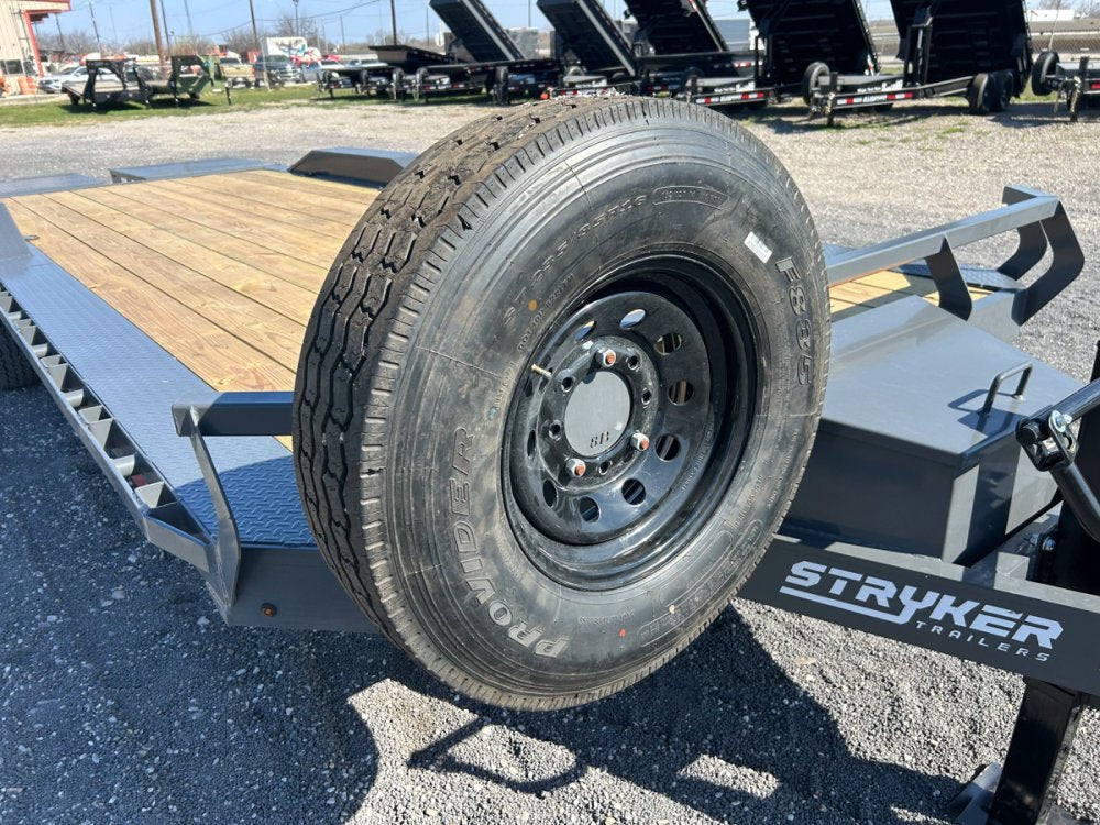 24' Stryker SET Bumper Pull Equipment Trailer DOF - (2) 7K Axles 3795