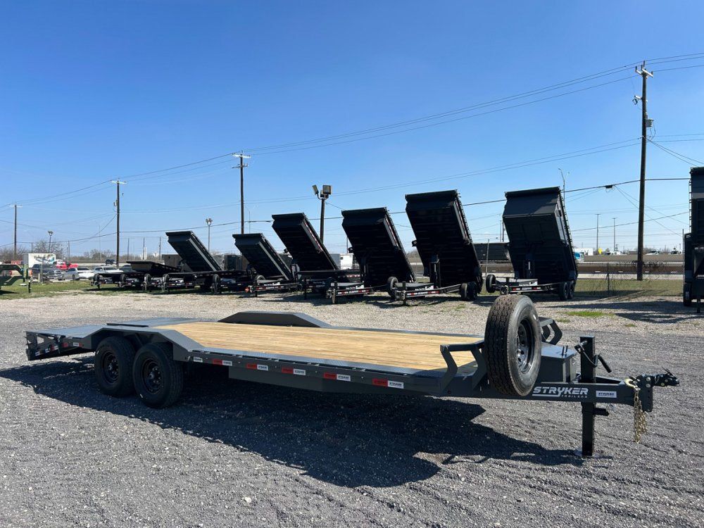 24' Stryker SET Bumper Pull Equipment Trailer DOF - (2) 7K Axles 3795
