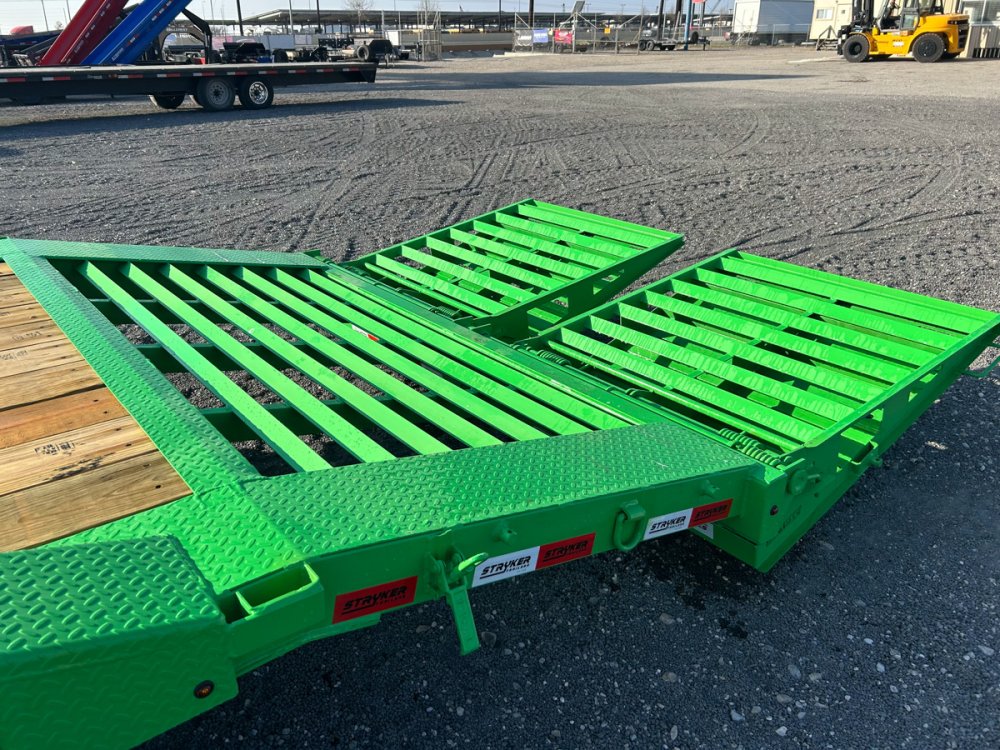 22' Stryker SET Bumper Pull Equipment Trailer DOF - (2) 8K Axles 3792