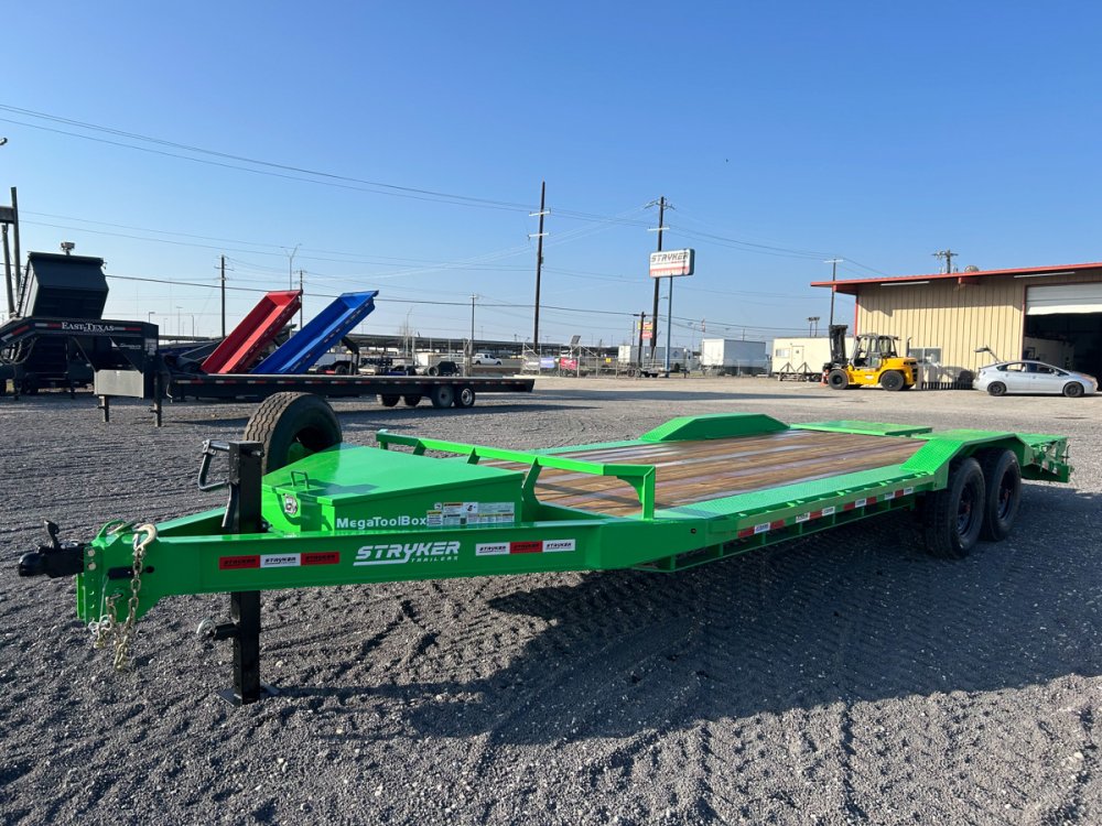 22' Stryker SET Bumper Pull Equipment Trailer DOF - (2) 8K Axles 3792