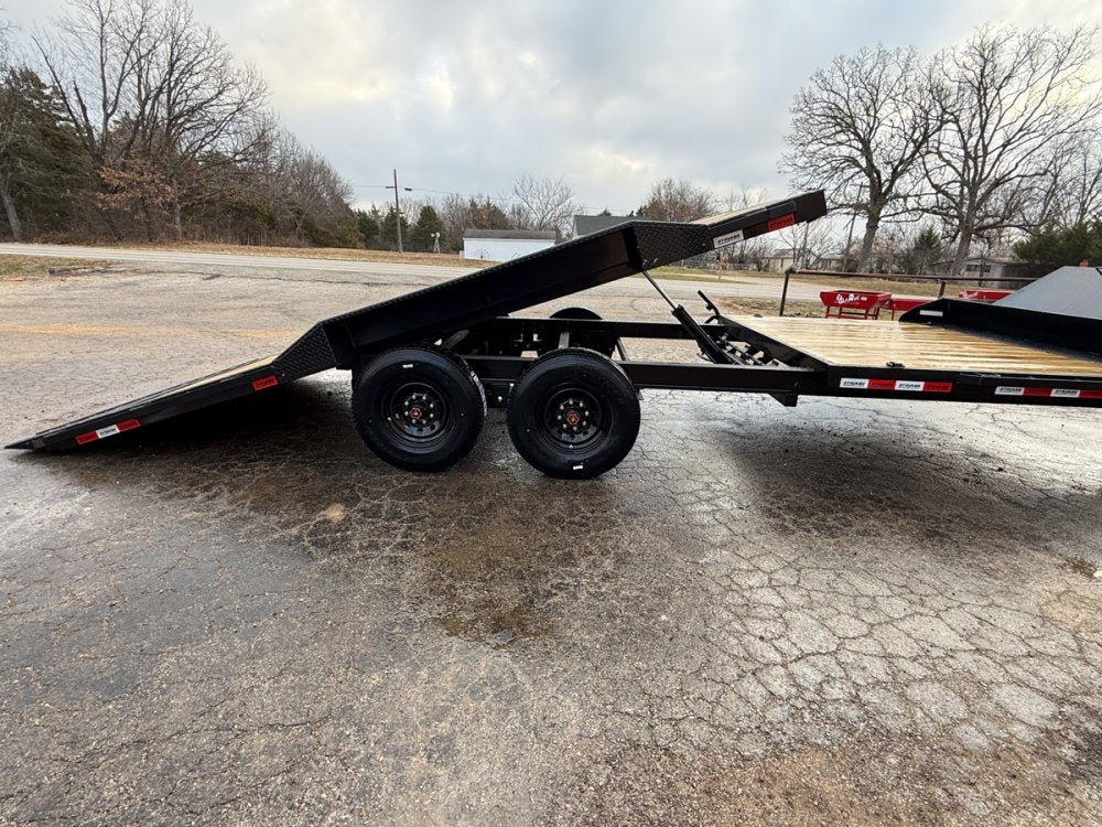 24' Tilt Trailer Drive Over Fenders, 8K Axles 3802