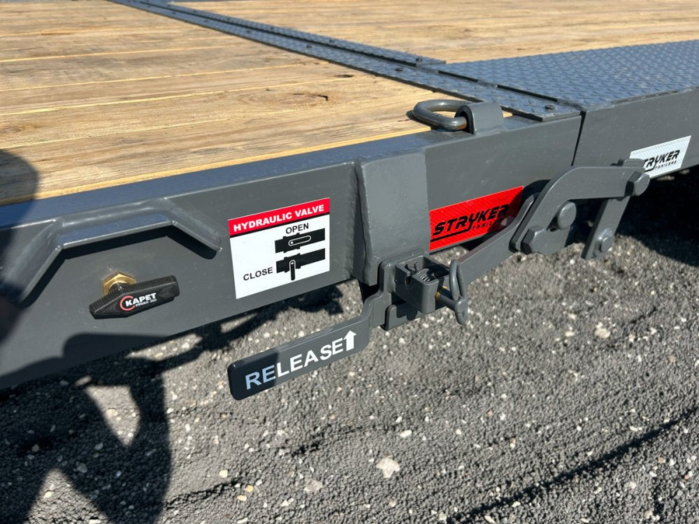 22' Tilt Trailer Drive Over Fenders, 7K Axles 3803