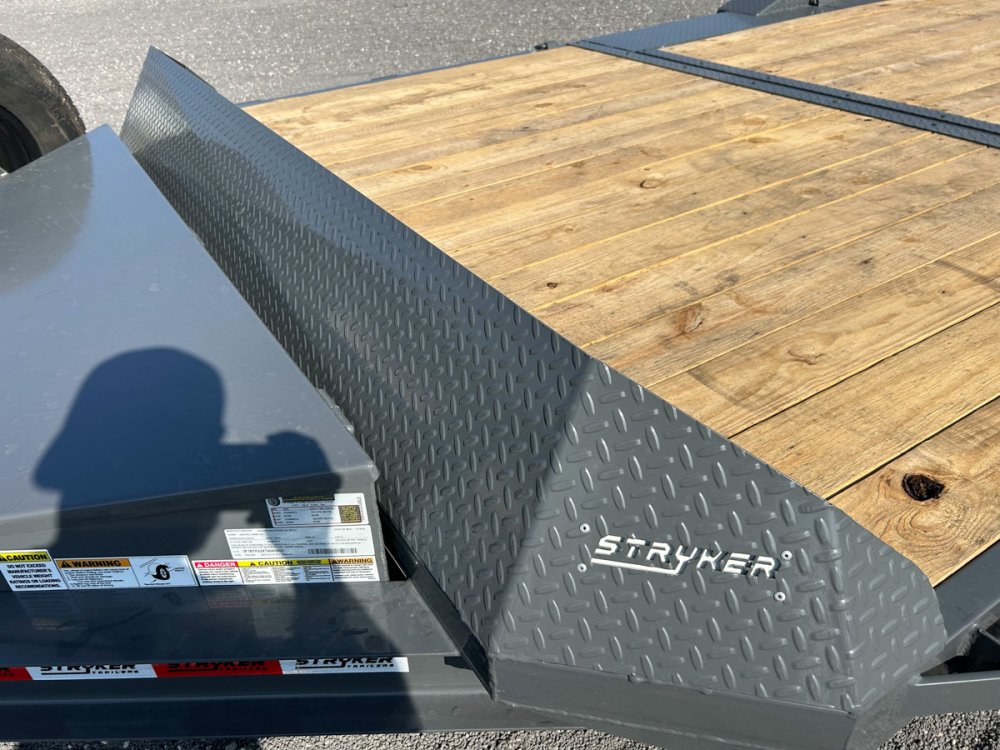 22' Tilt Trailer Drive Over Fenders, 7K Axles 3803
