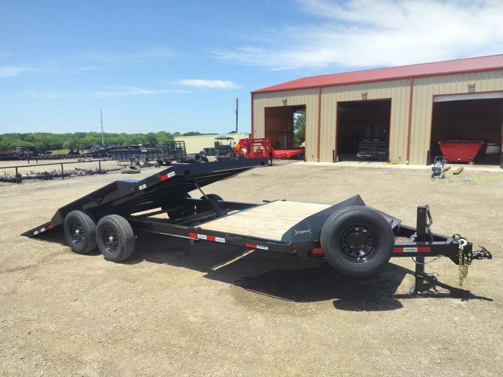 22' Tilt Trailer Drive Over Fenders, 7K Axles 3805