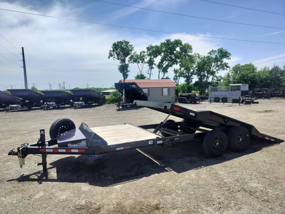 22' Tilt Trailer Drive Over Fenders, 7K Axles 3805