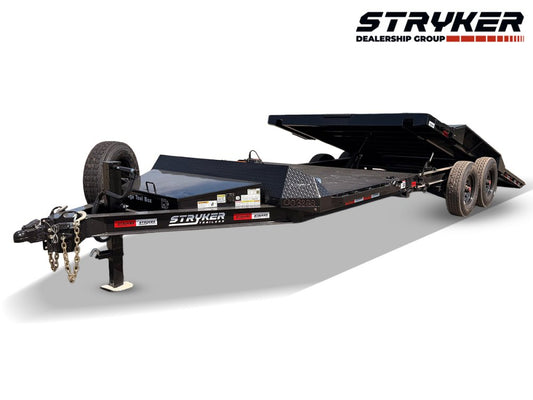 24' Tilt Trailer Drive Over Fenders, Steel Floor, 8K Axles 3822