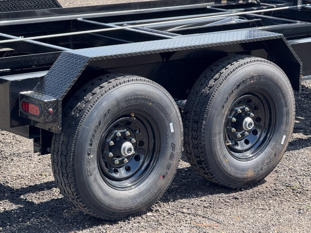 14' Stryker Gooseneck Roll Off Base Trailer - (2) 7K Axles 003958