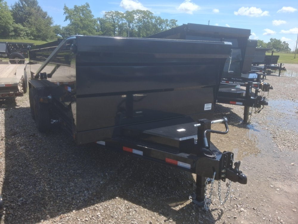 16' x 83" Iron Bull DTB Bumper Pull Dump Trailer 36" Side Walls - (2) 7,000 lb Axles 102337