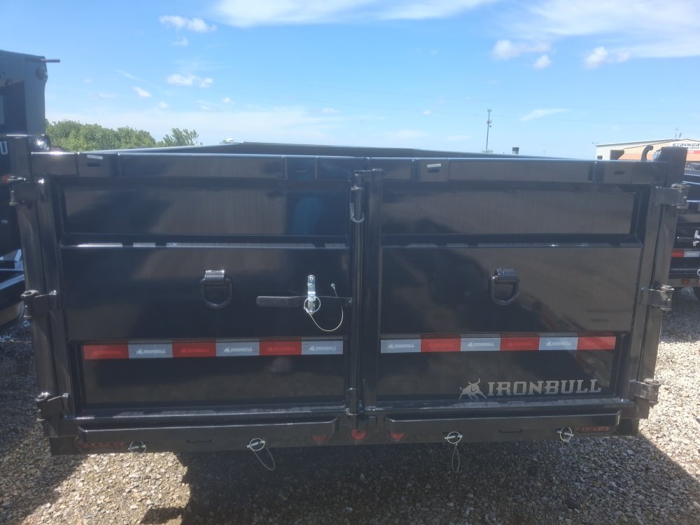 16' x 83" Iron Bull DTB Bumper Pull Dump Trailer 36" Side Walls - (2) 7,000 lb Axles 102337