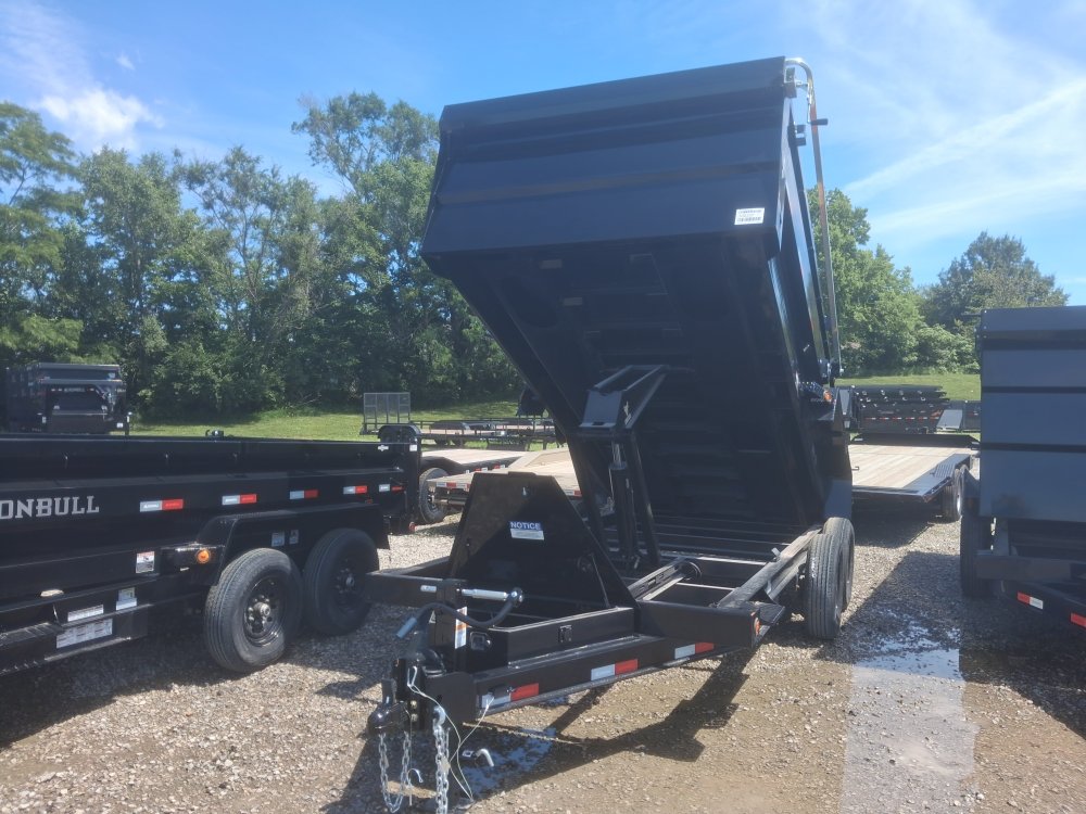 16' x 83" Iron Bull DTB Bumper Pull Dump Trailer 36" Side Walls - (2) 7,000 lb Axles 102337