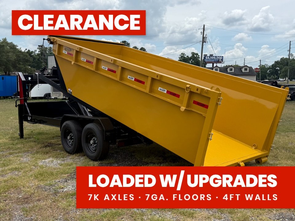 Dura Haul 16' GN Roll Off Bundle (2) 7k Axles + Bin 4' Walls KOGN14