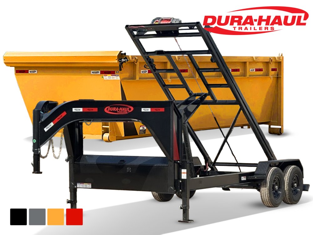 Dura Haul 16' GN Roll Off Bundle (2) 7k Axles + Bin 4' Walls KOGN16