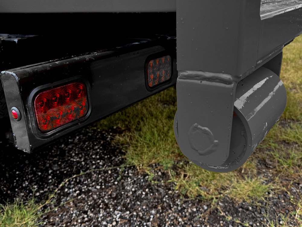 Dura Haul 16' GN Roll Off Bundle (2) 7k Axles + Bin 4' Walls KOGN16