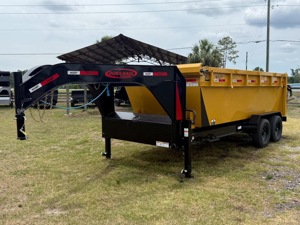 Dura Haul 16' GN Roll Off Bundle (2) 8k Axles + Bin 4' Walls OGN168