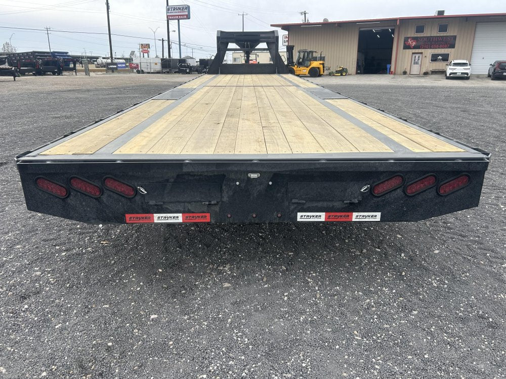 32' Stryker Gooseneck Deckover Trailer Straight Deck - (2) 7K Axles 3901