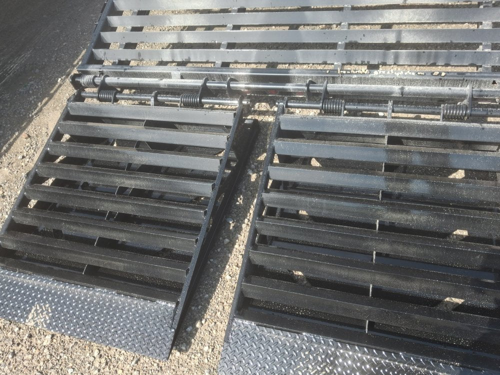 24' Iron Bull ETG Gooseneck Equipment Trailer Mega Ramps Drive Over Fenders - (2) 7,000 lb Axles 914832