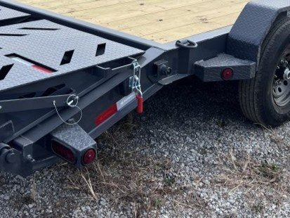 20' Iron Bull EWB Bumper Pull Equipment Trailer Mega Ramps - (2) 7,000 lb Axles 112667