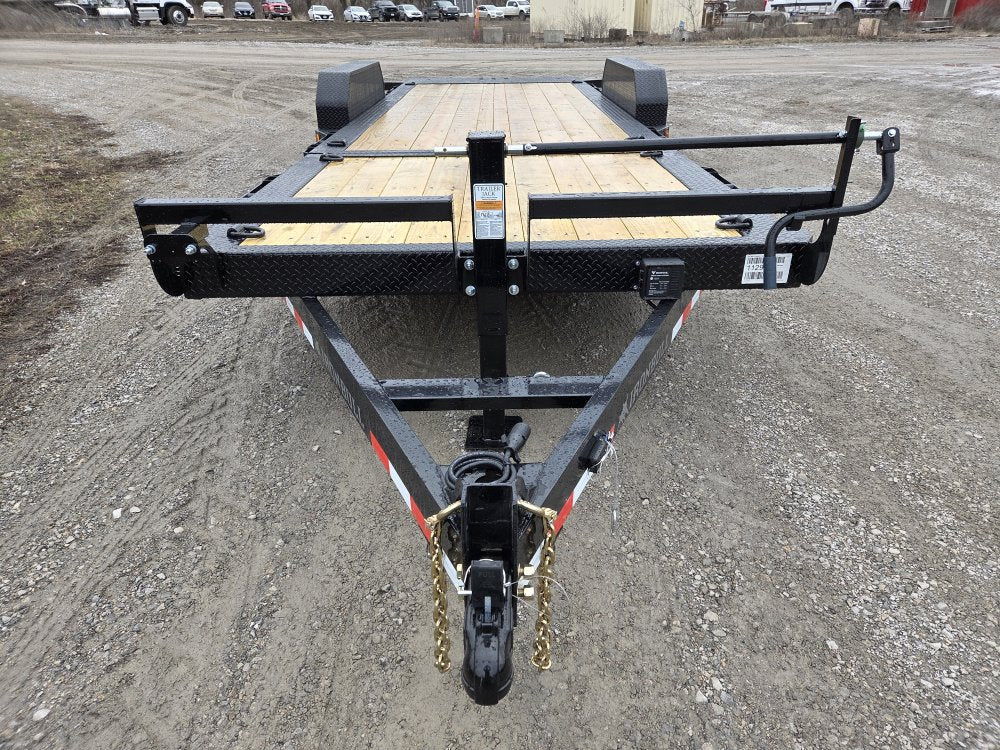 22' Iron Bull TLB Bumper Pull Equipment Tilt Trailer - (2) 7,000 lb Axles 112910