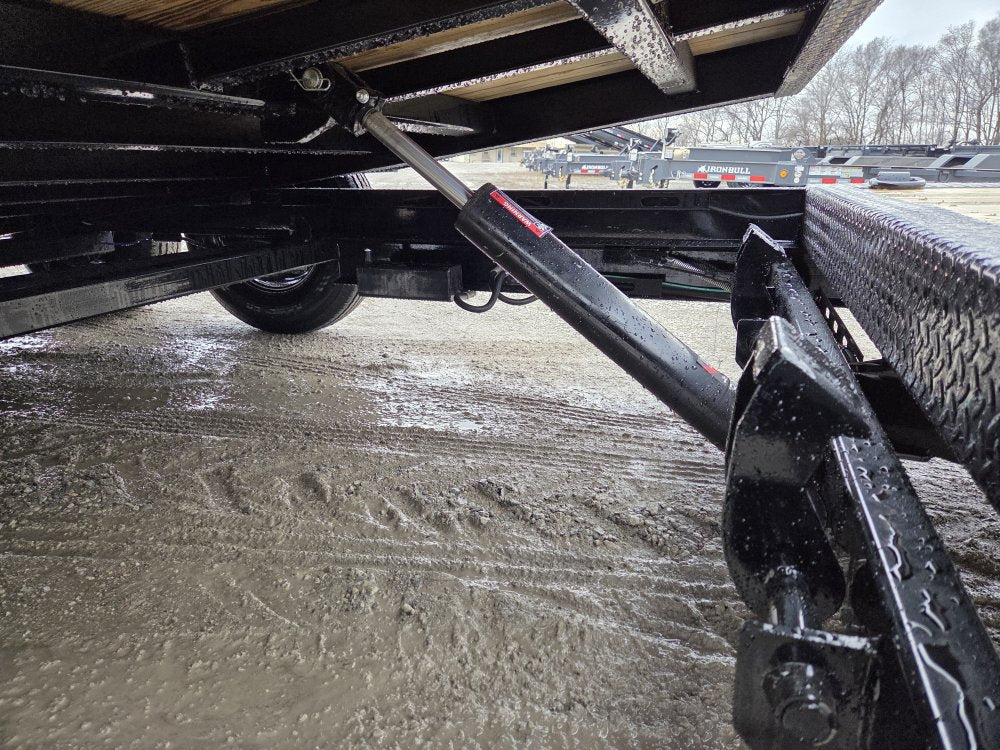 22' Iron Bull TLB Bumper Pull Equipment Tilt Trailer - (2) 7,000 lb Axles 112910