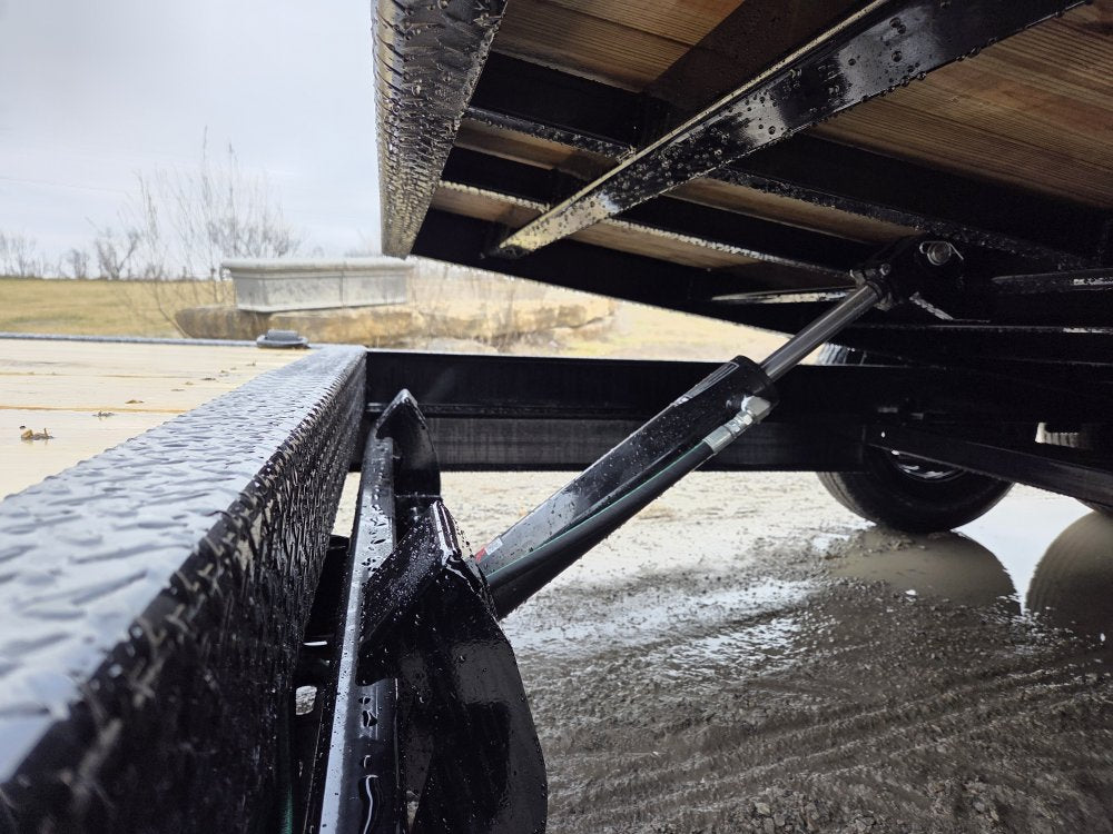22' Iron Bull TLB Bumper Pull Equipment Tilt Trailer - (2) 7,000 lb Axles 112910