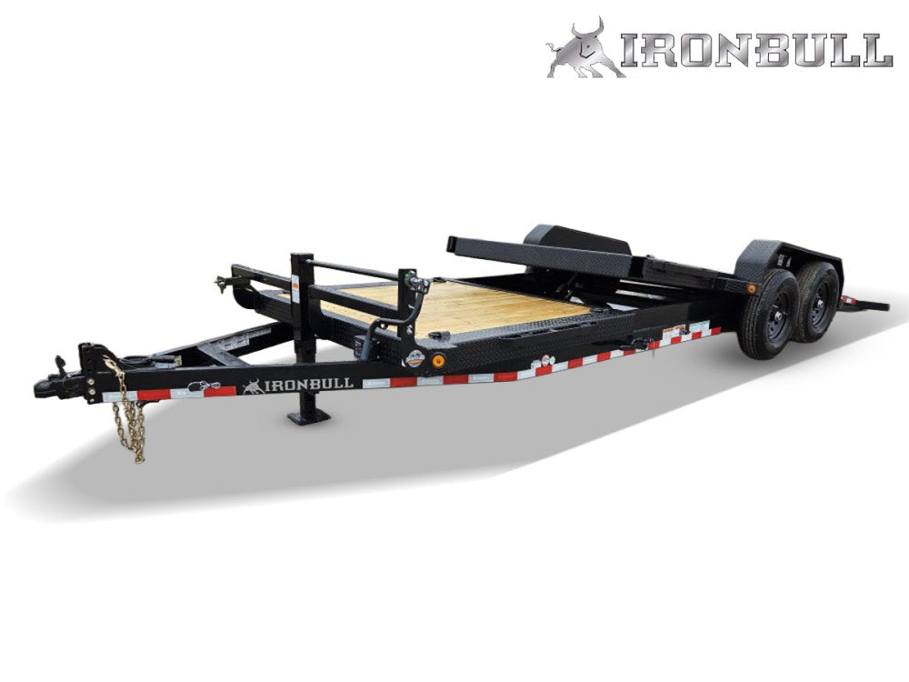 22' Iron Bull TLB Bumper Pull Equipment Tilt Trailer - (2) 7,000 lb Axles 112910