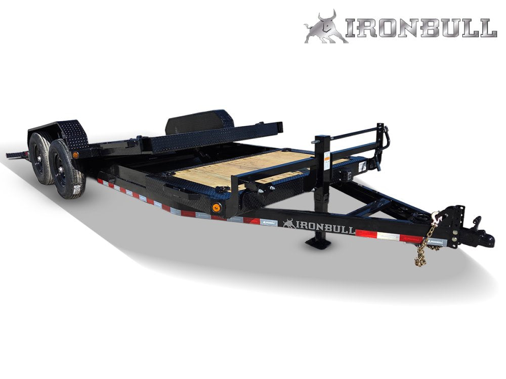 20' Iron Bull TLB Bumper Pull Equipment Tilt Trailer - (2) 7,000 lb Axles 112865