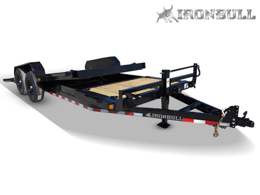 20' Iron Bull TLB Bumper Pull Equipment Tilt Trailer - (2) 7,000 lb Axles 112864