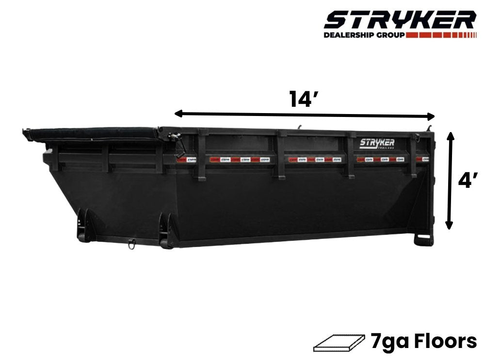 14' Stryker Roll Off Bin - 4' Side Walls 1432