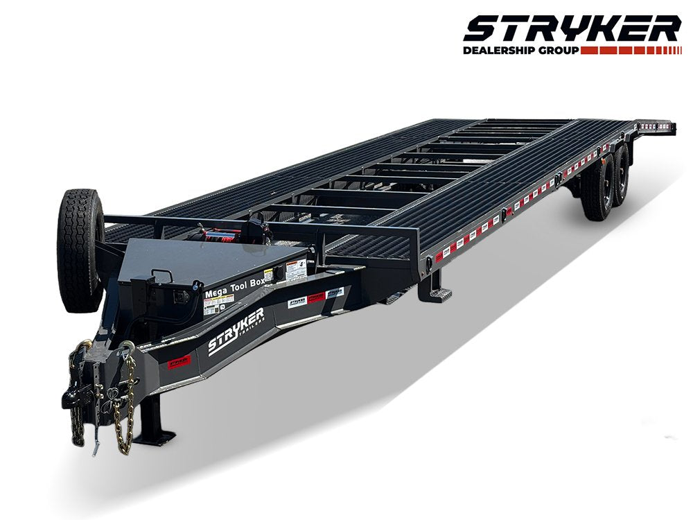 36' Stryker Bumper Pull Mesh Deck Multi Car Hauler - (2) 8k Axles 004032
