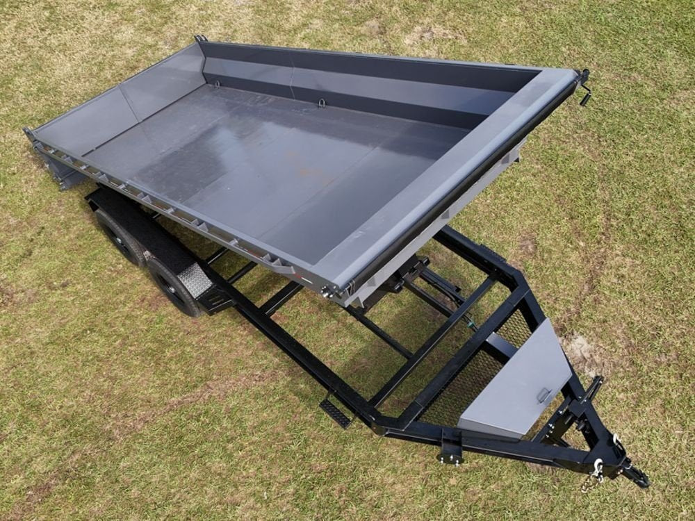16' Stryker EDT Bumper Pull Dump Trailer 20" Side Walls - (2) 7k Axles 4050