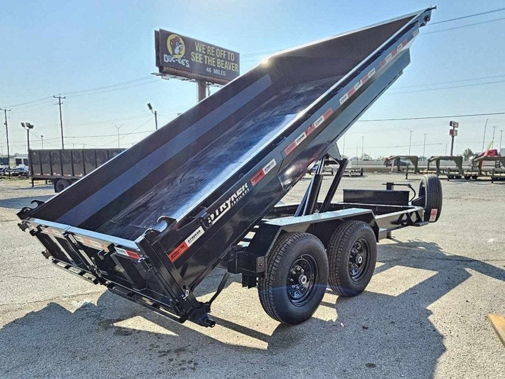 16' Stryker EDT Bumper Pull Dump Trailer 20" Side Walls - (2) 7k Axles 4041