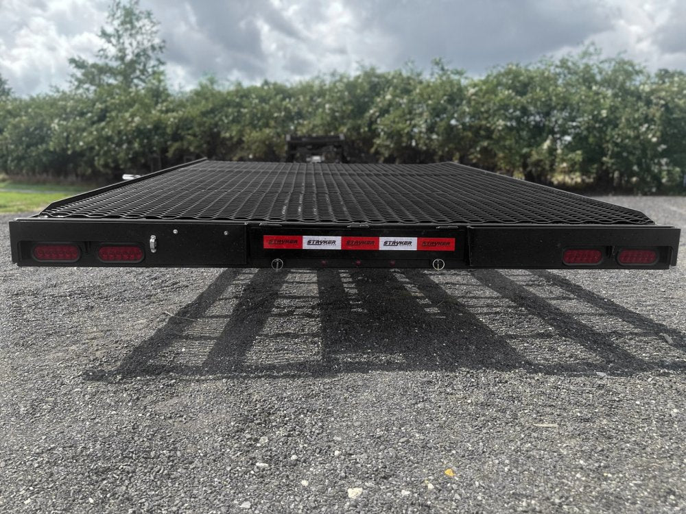 44' Stryker Gooseneck Full Width Mesh Deck Multi Car Hauler (3) 7k Axles - 12k GVWR Derated 4143