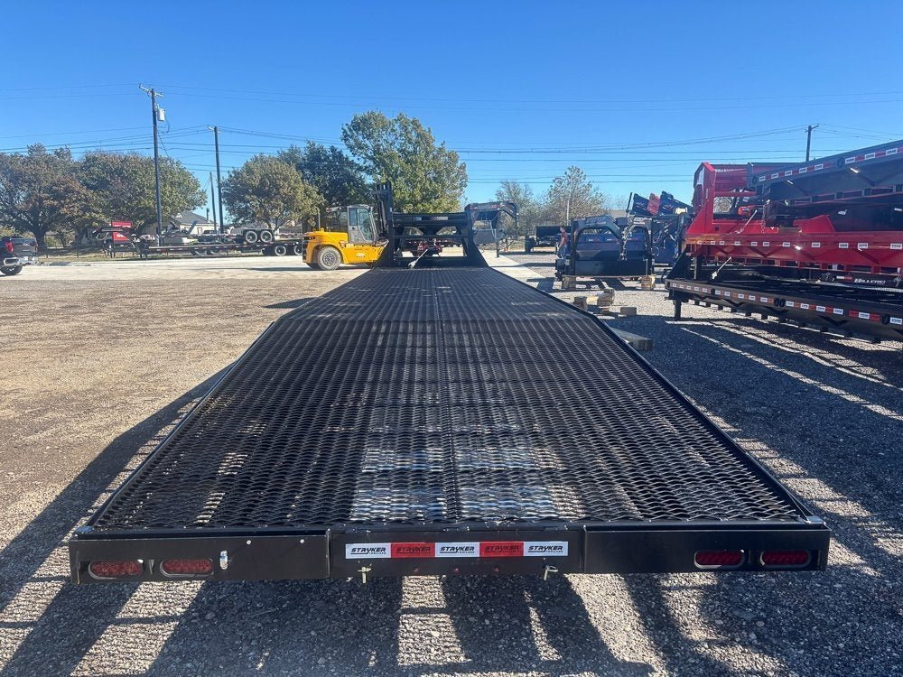40' Stryker Gooseneck Mesh Deck Multi Car Hauler - (2) 8k Axles - 12k GVWR Derated 4125