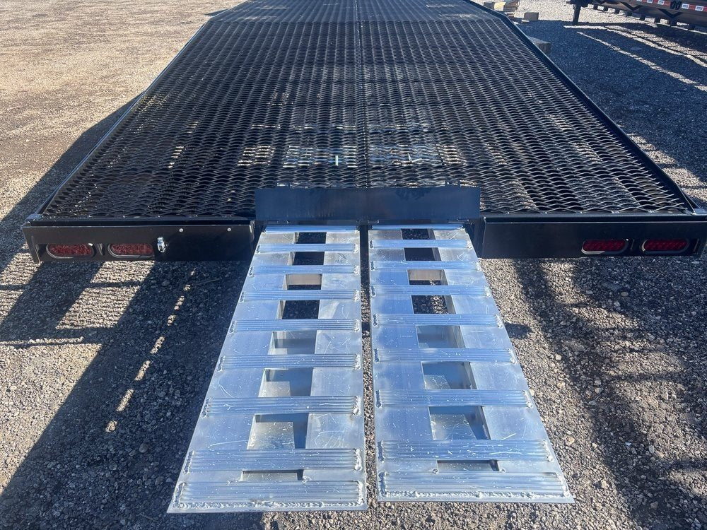 40' Stryker Gooseneck Mesh Deck Multi Car Hauler - (2) 8k Axles - 12k GVWR Derated 4125