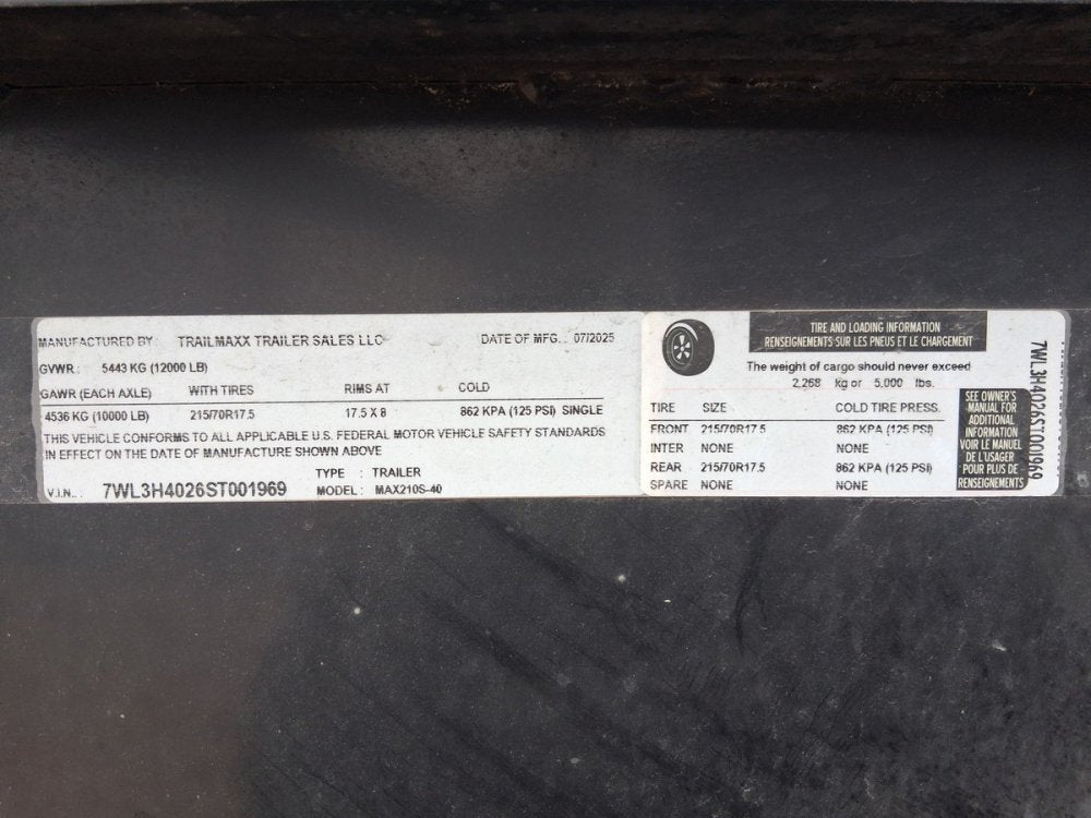 40' x 102" Trail Maxx Deckover Trailers 1969