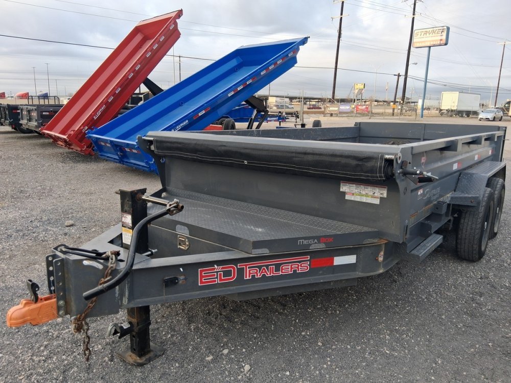 14' x 83" ED Trailers Bumper Pull Dump 858