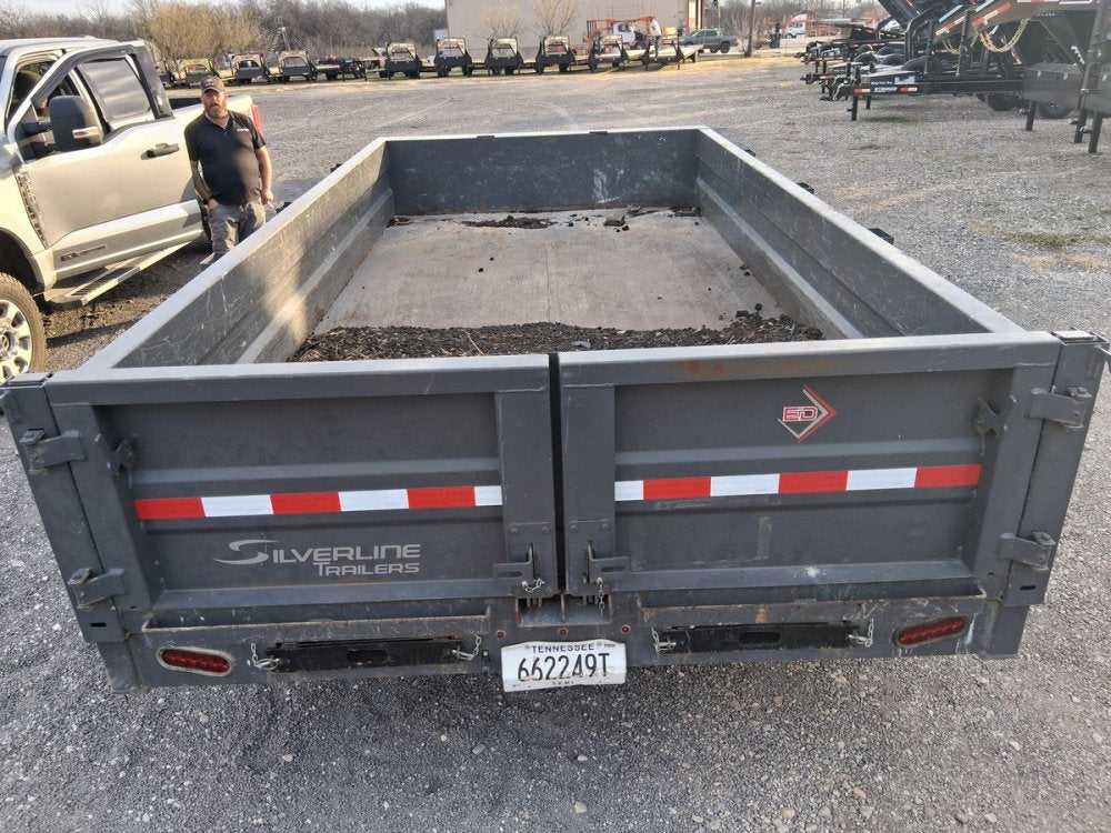 14' x 83" ED Trailers Bumper Pull Dump 858
