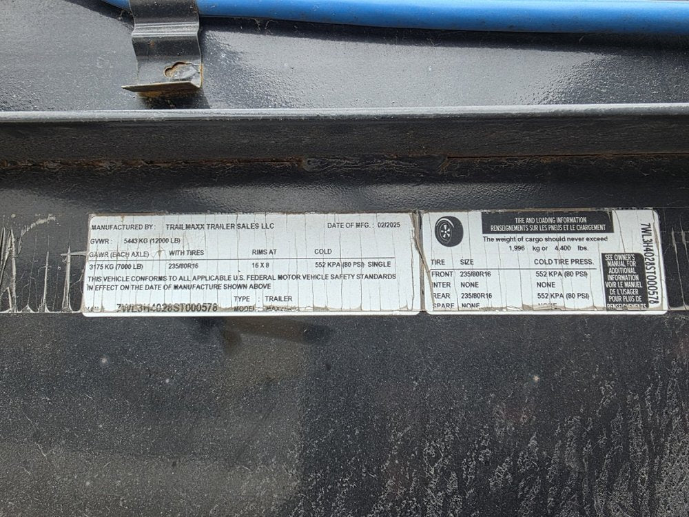40" x 102" Trail Maxx Deckover Trailers 578