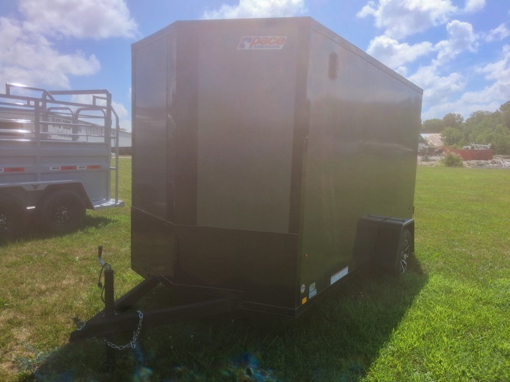 6 x 12 Outback DLX Flat Top V Nose (1) - 3500 lb Axle 140281