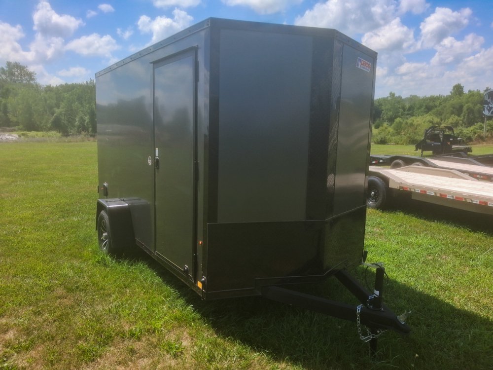 6 x 12 Outback DLX Flat Top V Nose (1) - 3500 lb Axle 140281