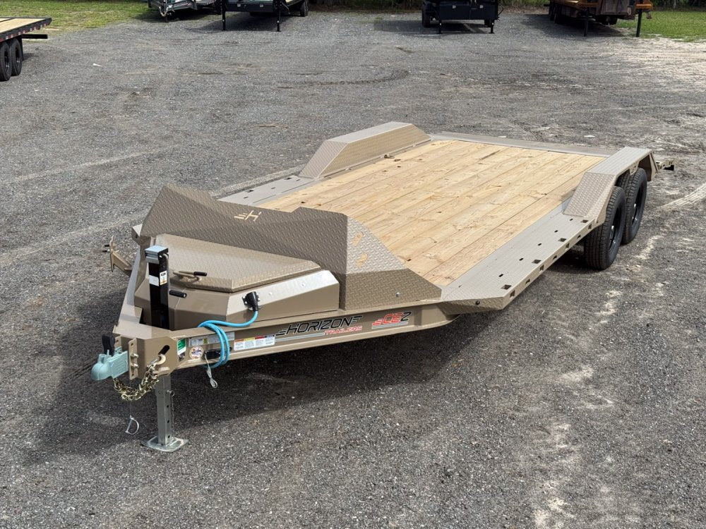 20' Horizon CEZ Bumper Pull Single Car Trailer - (2) 3.5k Axles 16088