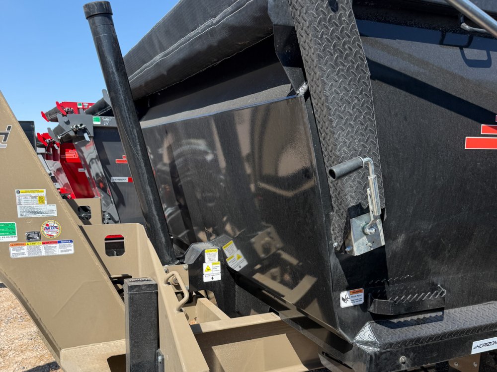 20 Horizon HZH Gooseneck Dump Trailer 48" Side Walls Hydraulic Jacks - (2) 12k Axles 16723