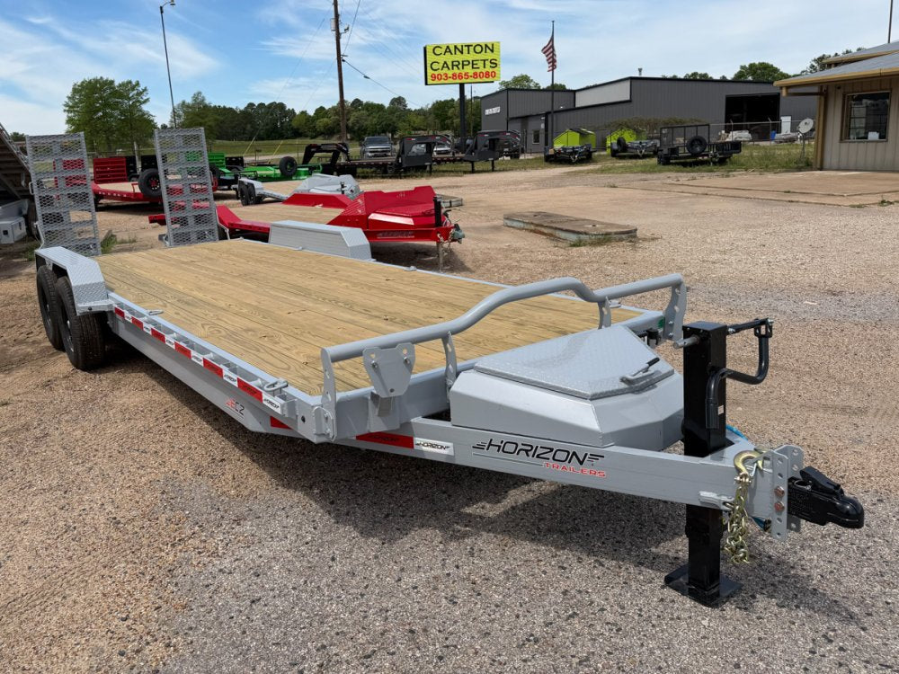 22' Horizon ECZ Bumper Pull Equipment Trailer - (2) 7K Axles 16263