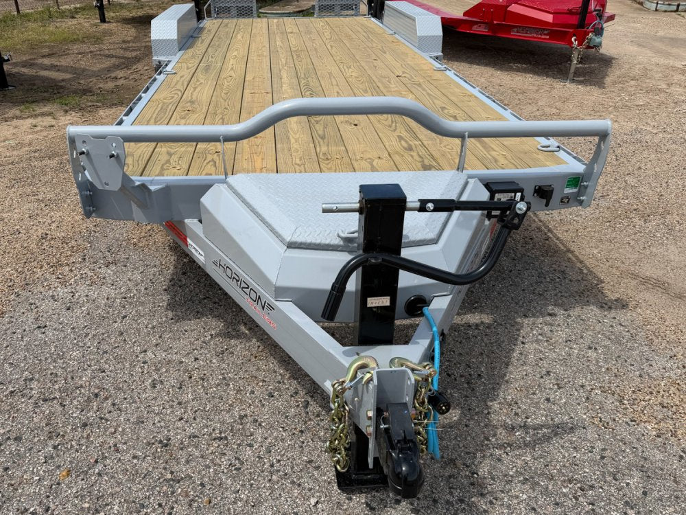 22' Horizon ECZ Bumper Pull Equipment Trailer - (2) 7K Axles 16263
