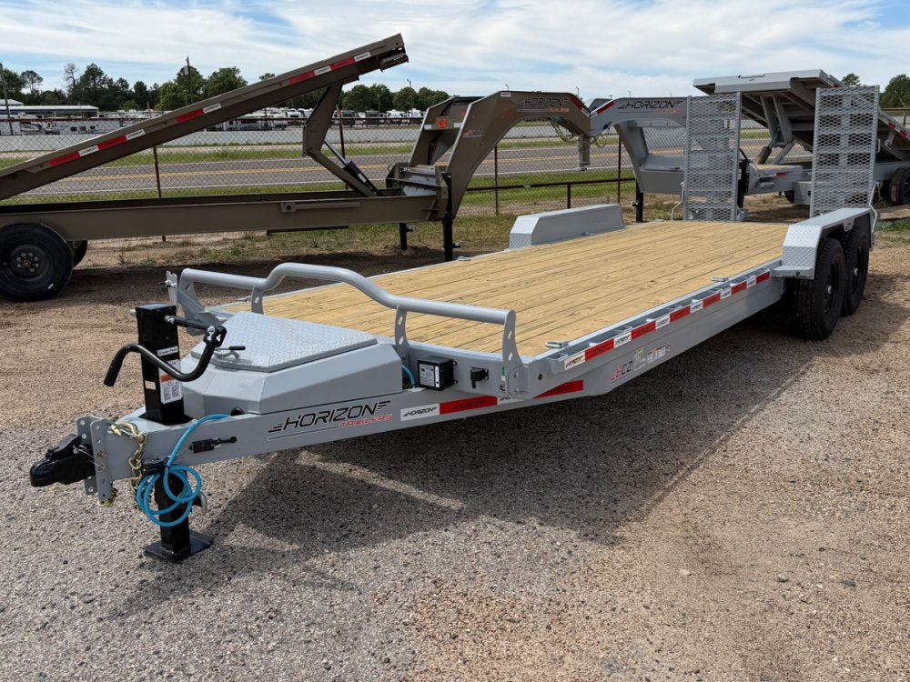 22' Horizon ECZ Bumper Pull Equipment Trailer - (2) 7K Axles 16263