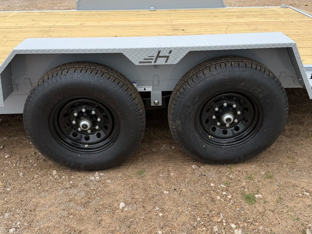 22' Horizon ECZ Bumper Pull Equipment Trailer - (2) 7K Axles 16263
